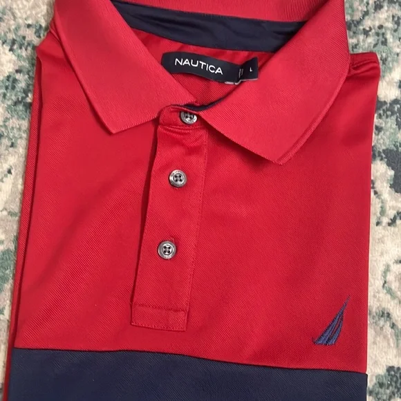 Nautica polo neck, red and classy - Picture 1 of 10